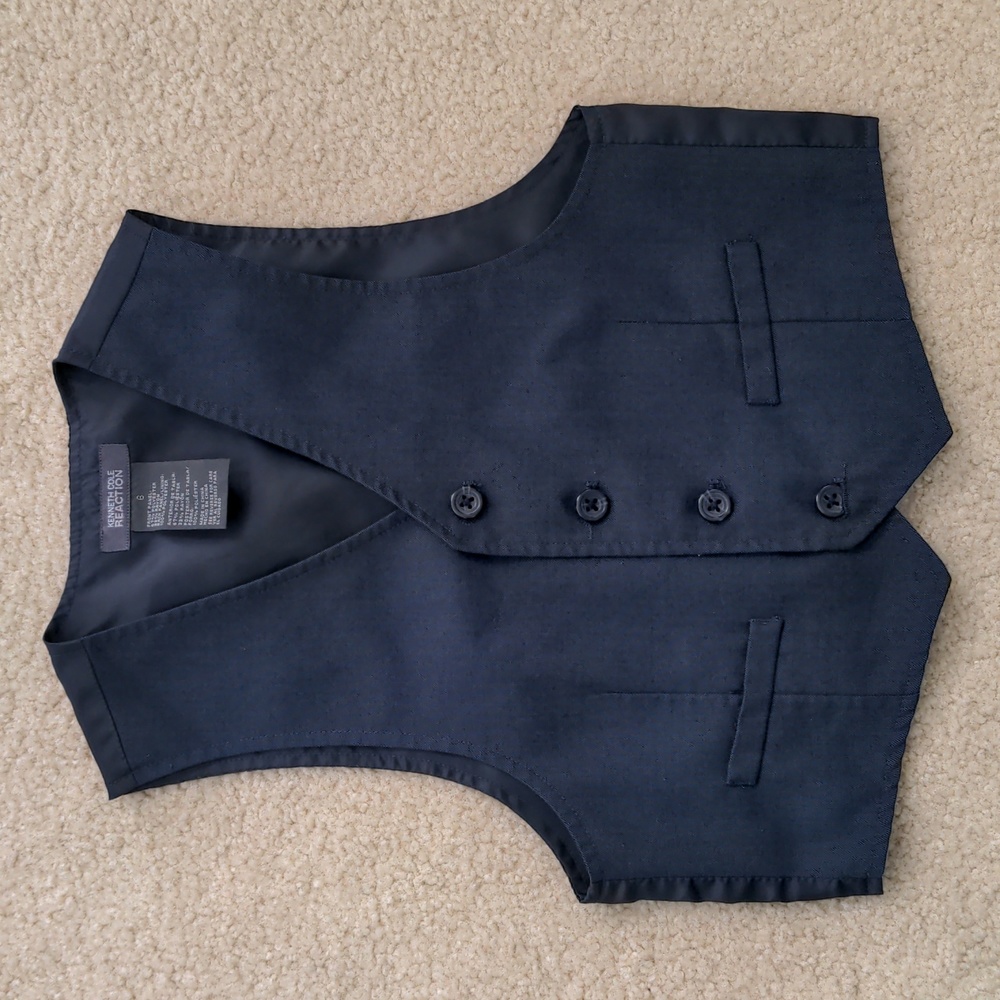Toddler Navy Vest (Size 6)